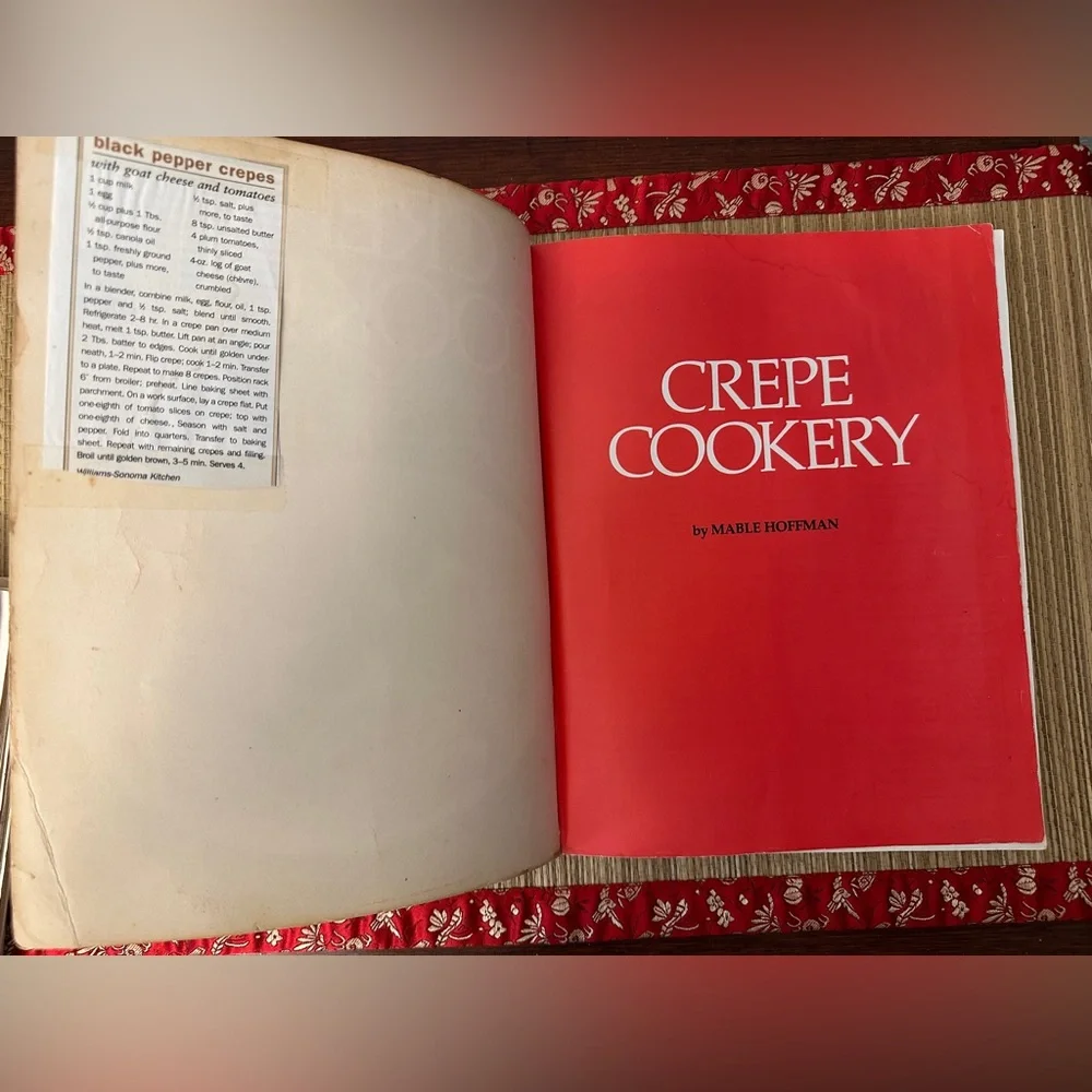 Crepe Cookery Cookbook By Mable Hoffman HP Books 1976 Paperback Illustrated